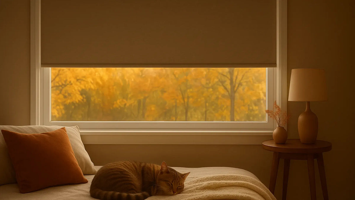 Wake Up Refreshed with Motorized Blackout Shades This Fall