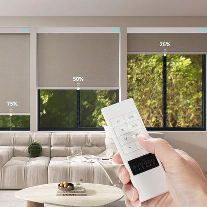 ANJIAR 6-Channel QuickSet Remote for Roller & Zebra Shades