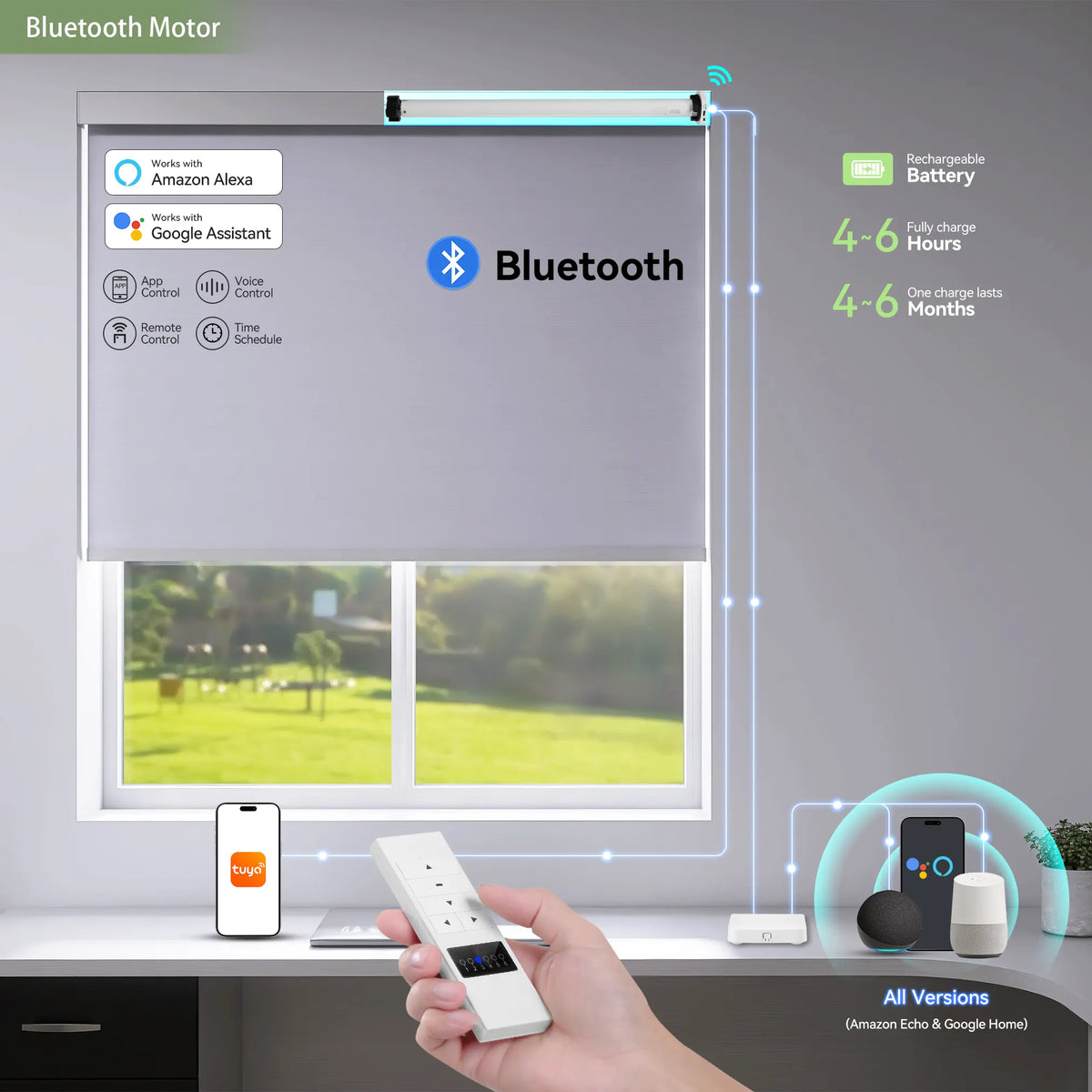 Bluetooth Motor for Roller and Zebra Shades